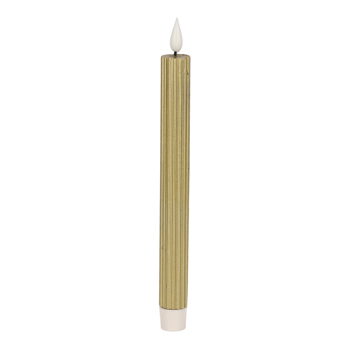 LED dinerkaars ribbel 25 cm goud LED dinerkaars ribbel 25 cm goud