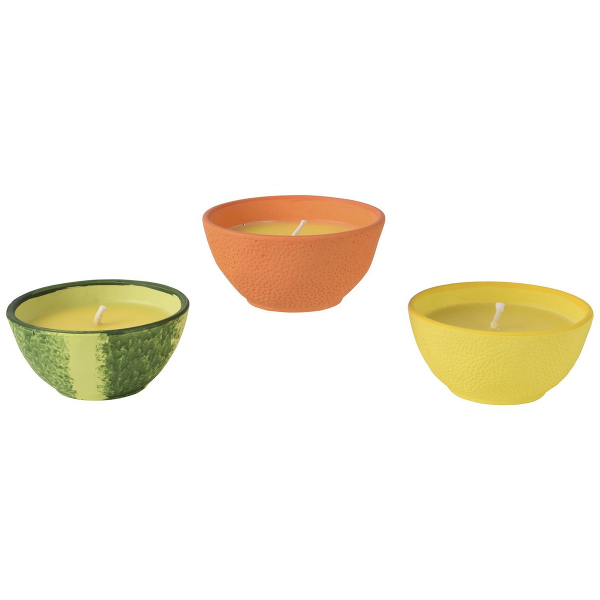 Citronellakaars 12 cm 3 assorti Citronellakaars 12 cm 3 assorti