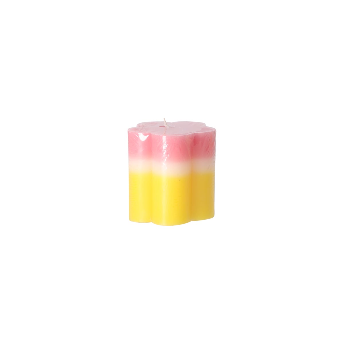 Kaars bloem 7x7cm 5 assorti Kaars bloem 7x7cm 5 assorti