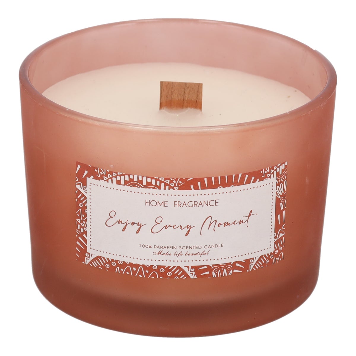 Kaars glas amber 11 cm Kaars glas amber 11 cm