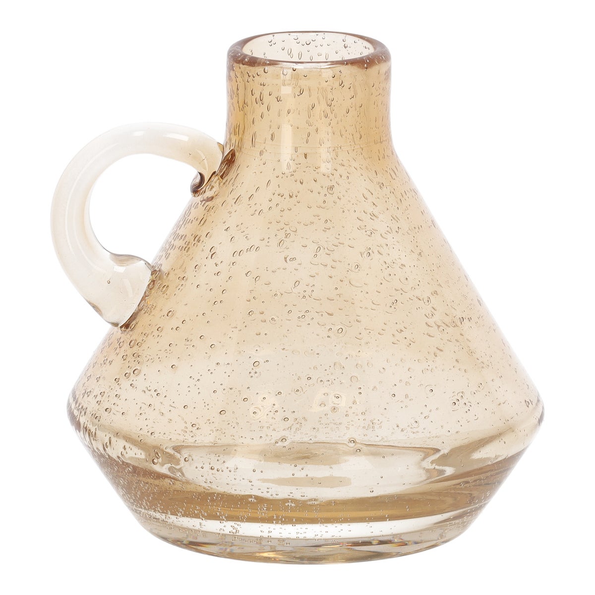 Vaas glas Cotia geel 17 cm Vaas glas Cotia geel 17 cm