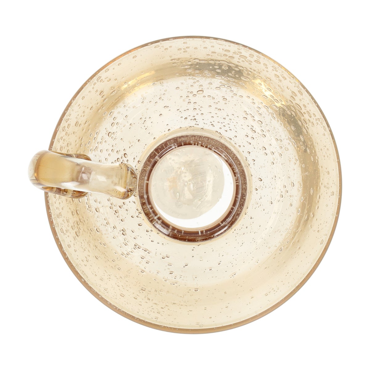 Vaas glas Cotia geel 17 cm Vaas glas Cotia geel 17 cm