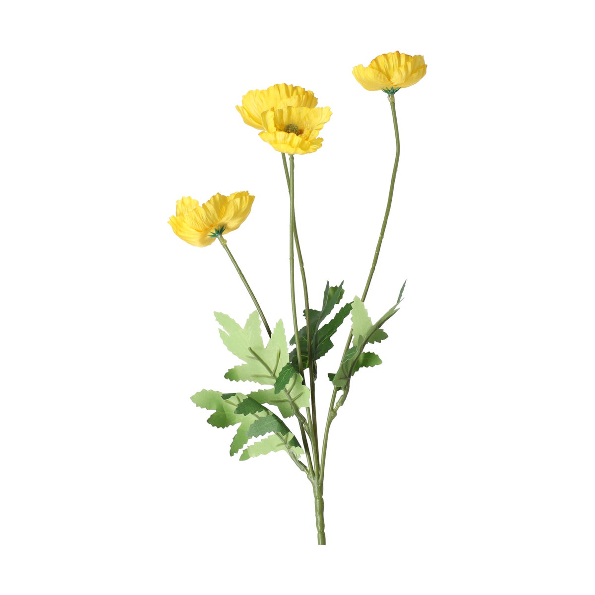 Bloem Poppy geel 59 cm Bloem Poppy geel 59 cm
