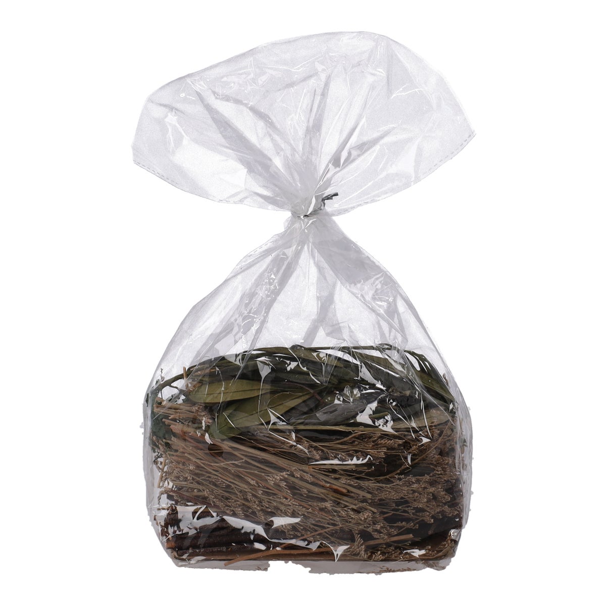 Droogbloemen zak groen Droogbloemen zak groen