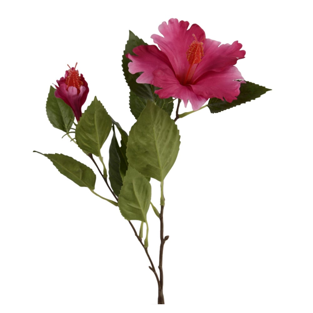 Bloem hibiscus fuchsia 60 cm Bloem hibiscus fuchsia 60 cm