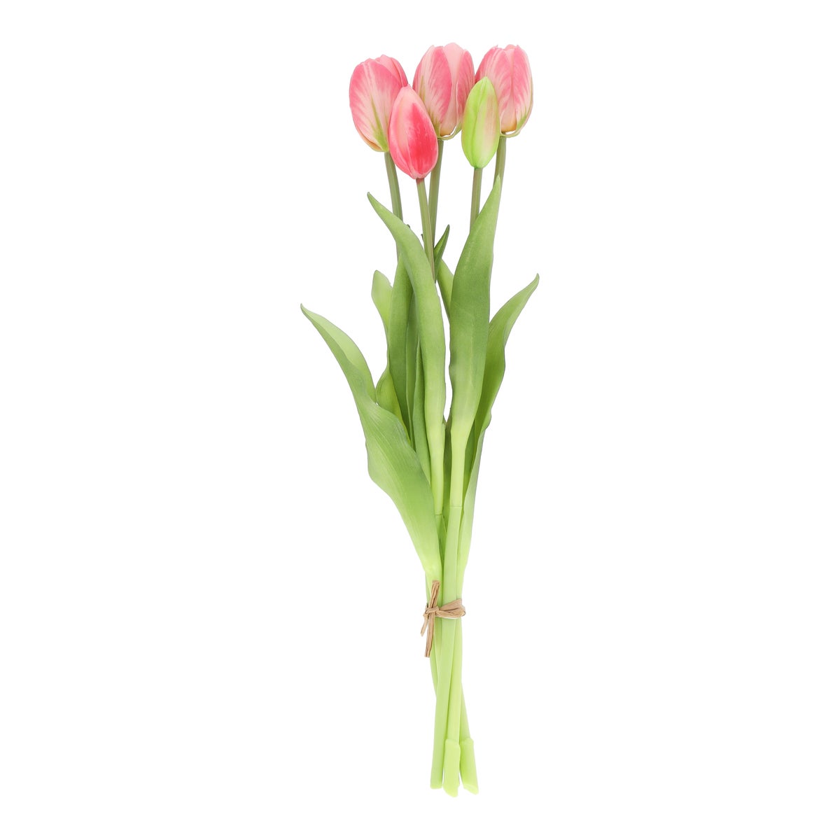 Tulp real touch 5 stuks licht roze Tulp real touch 5 stuks licht roze