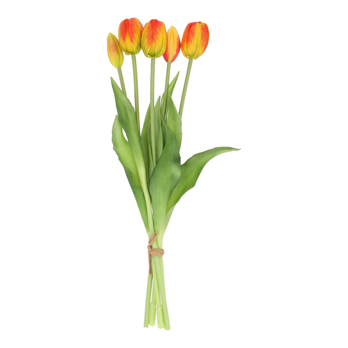 Tulp real touch 5 stuks oranje Tulp real touch 5 stuks oranje