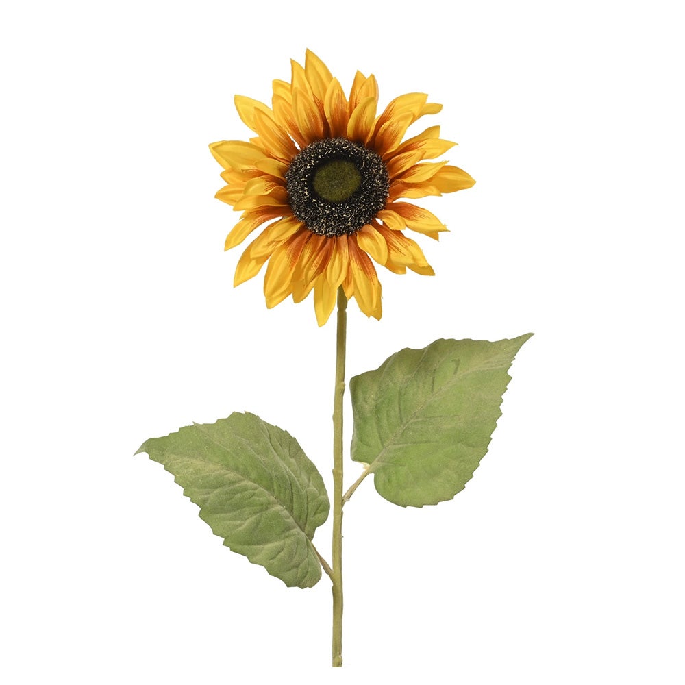 Zonnebloem op steel geel 74 cm Zonnebloem op steel geel 74 cm