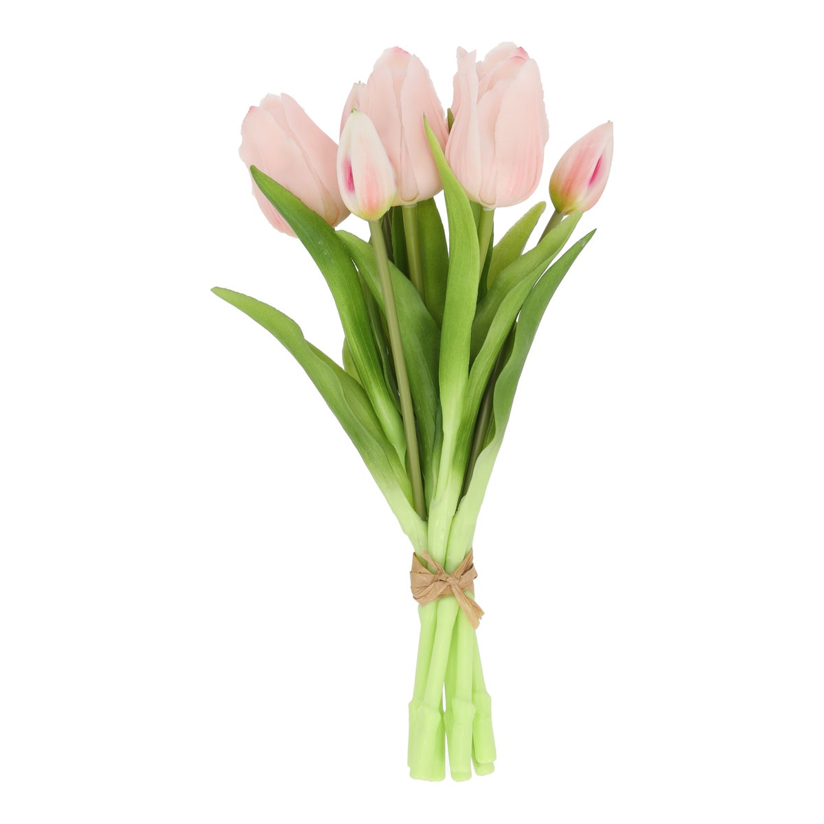 Tulp real touch 7 stuks licht roze Tulp real touch 7 stuks licht roze