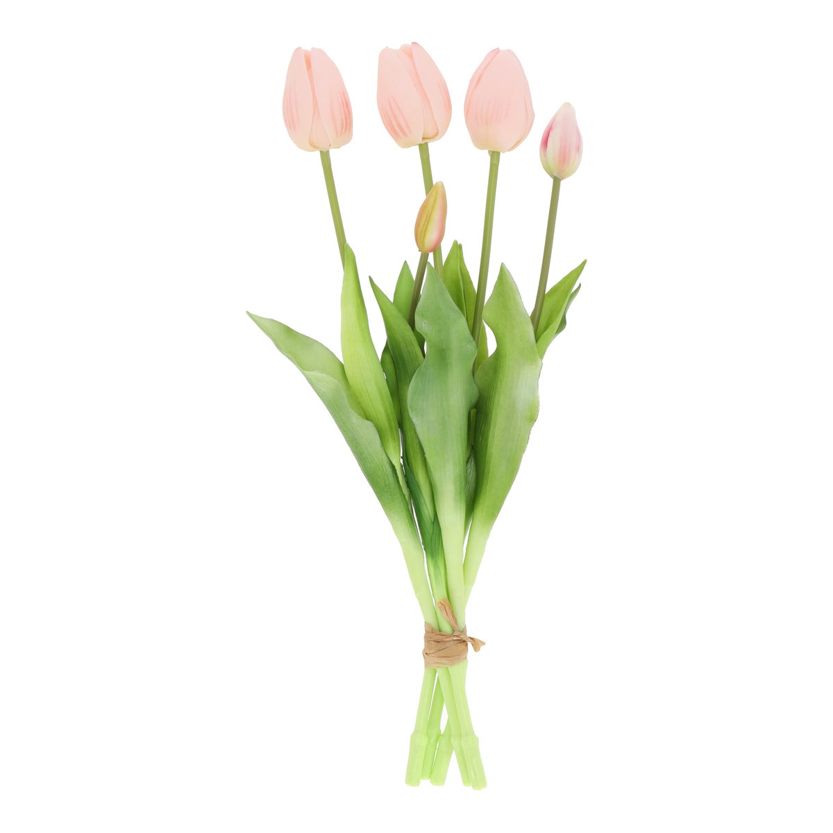 Tulp real touch 5 stuks licht roze Tulp real touch 5 stuks licht roze