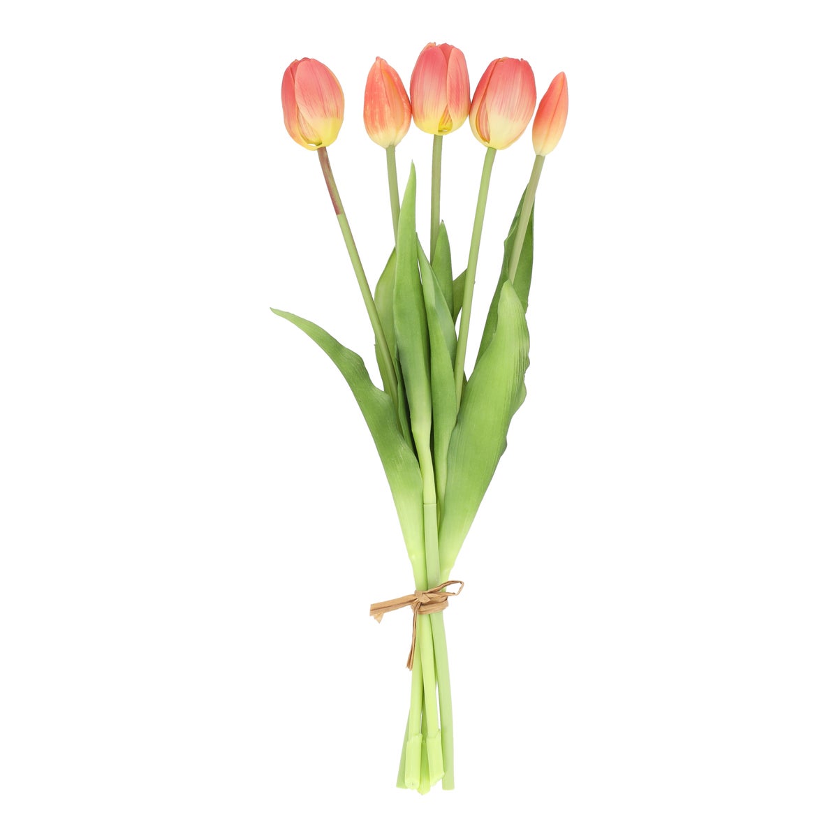 Tulp real touch 5 stuks soft orange Tulp real touch 5 stuks soft orange