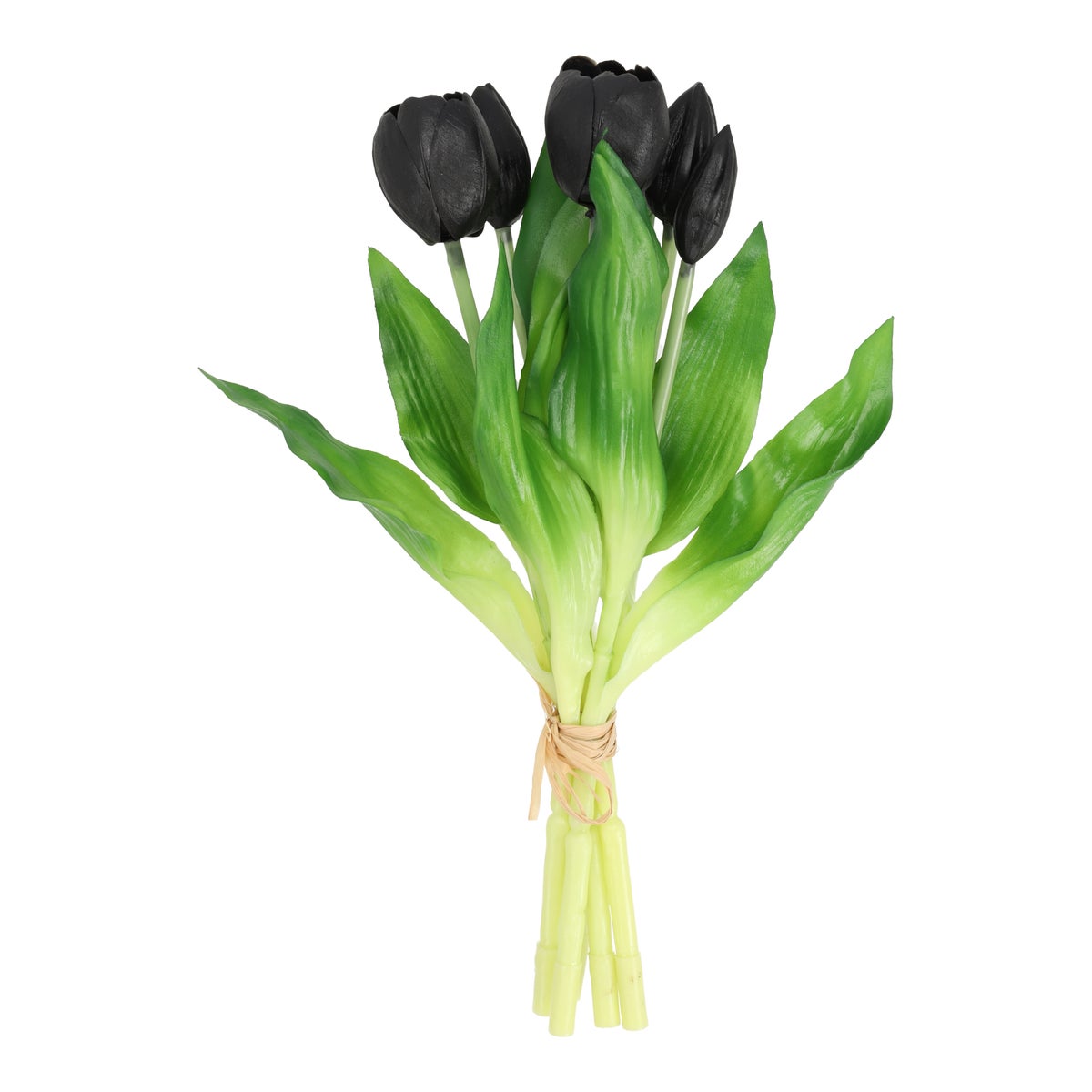Tulp silk touch 32 cm zwart Tulp silk touch 32 cm zwart
