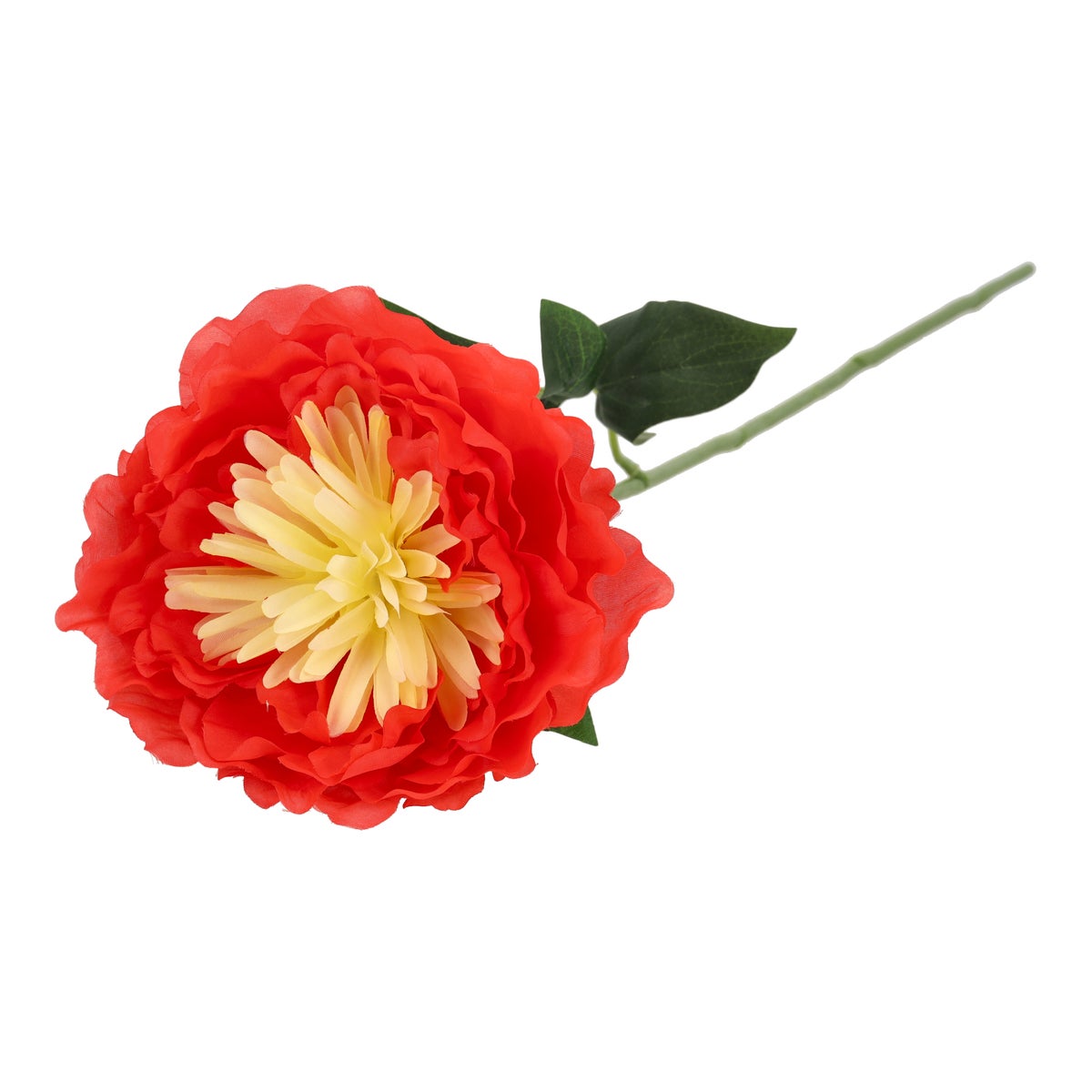 Pioen op steel 66 cm coral Pioen op steel 66 cm coral