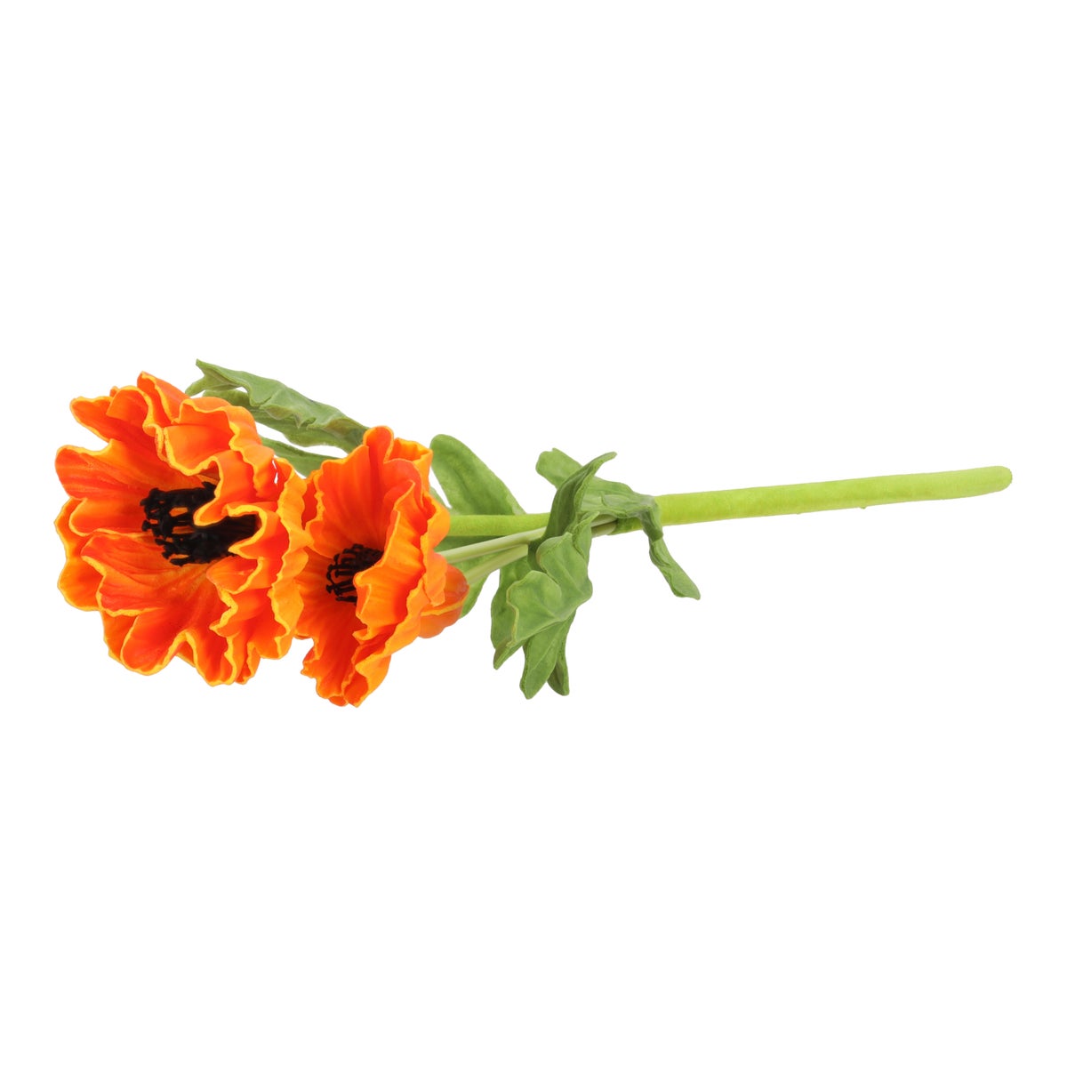 Papaver real touch 55 cm oranje Papaver real touch 55 cm oranje