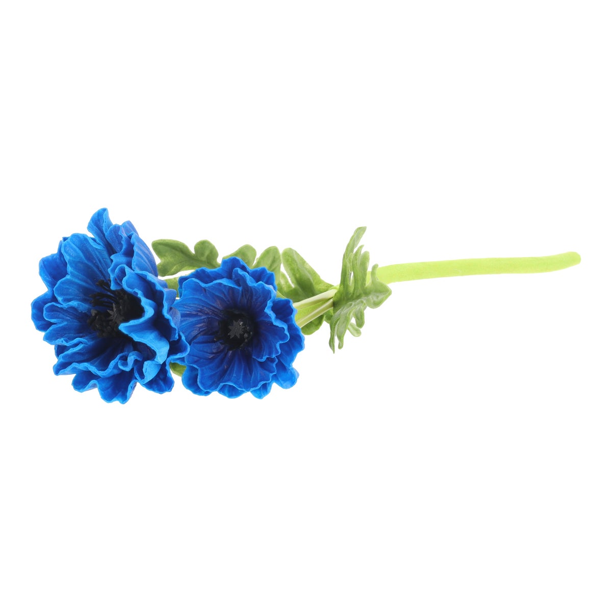 Papaver real touch 55 cm blauw Papaver real touch 55 cm blauw