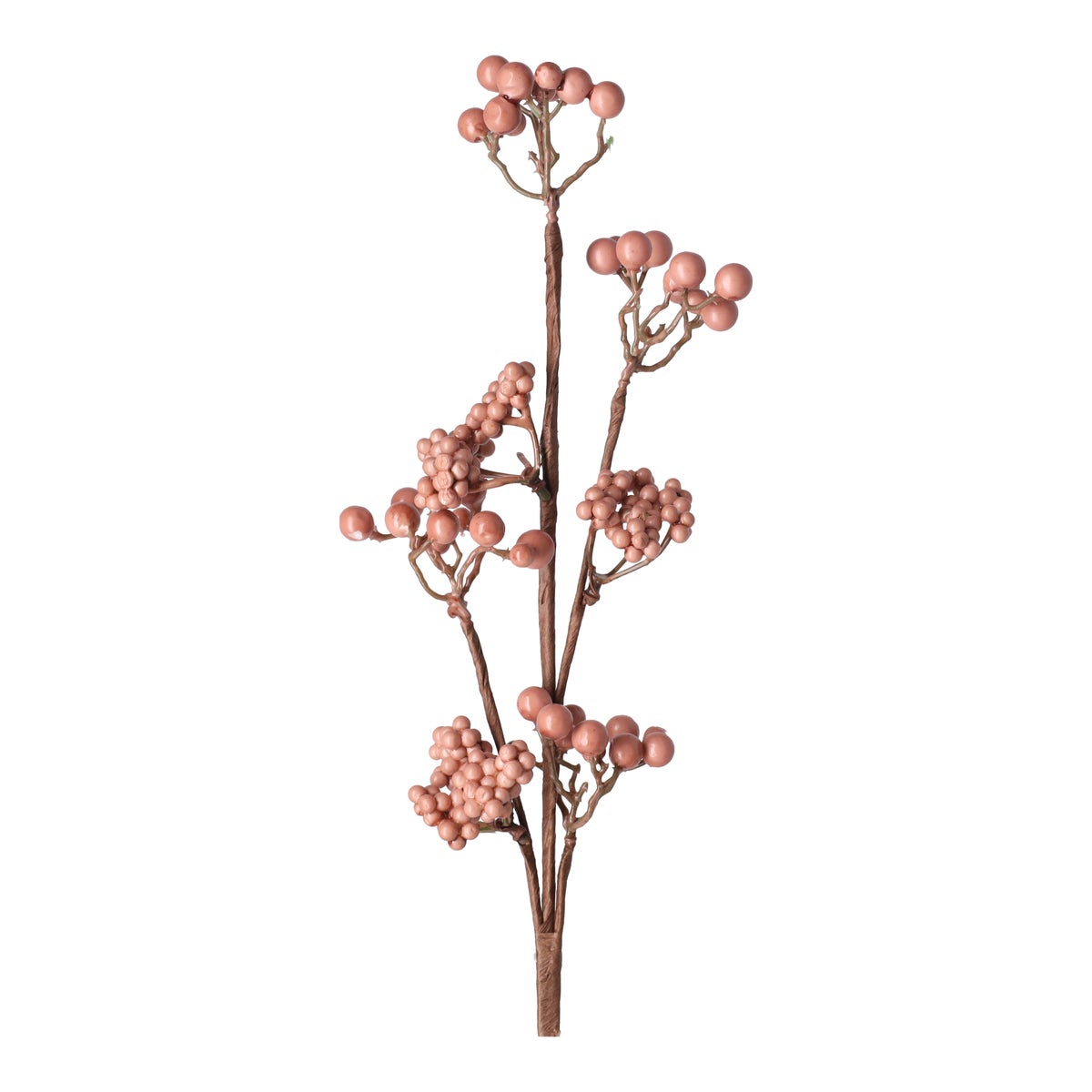 Kunsttak met bessen 50 x 30 x 5 cm zalm Kunsttak met bessen 50 x 30 x 5 cm zalm