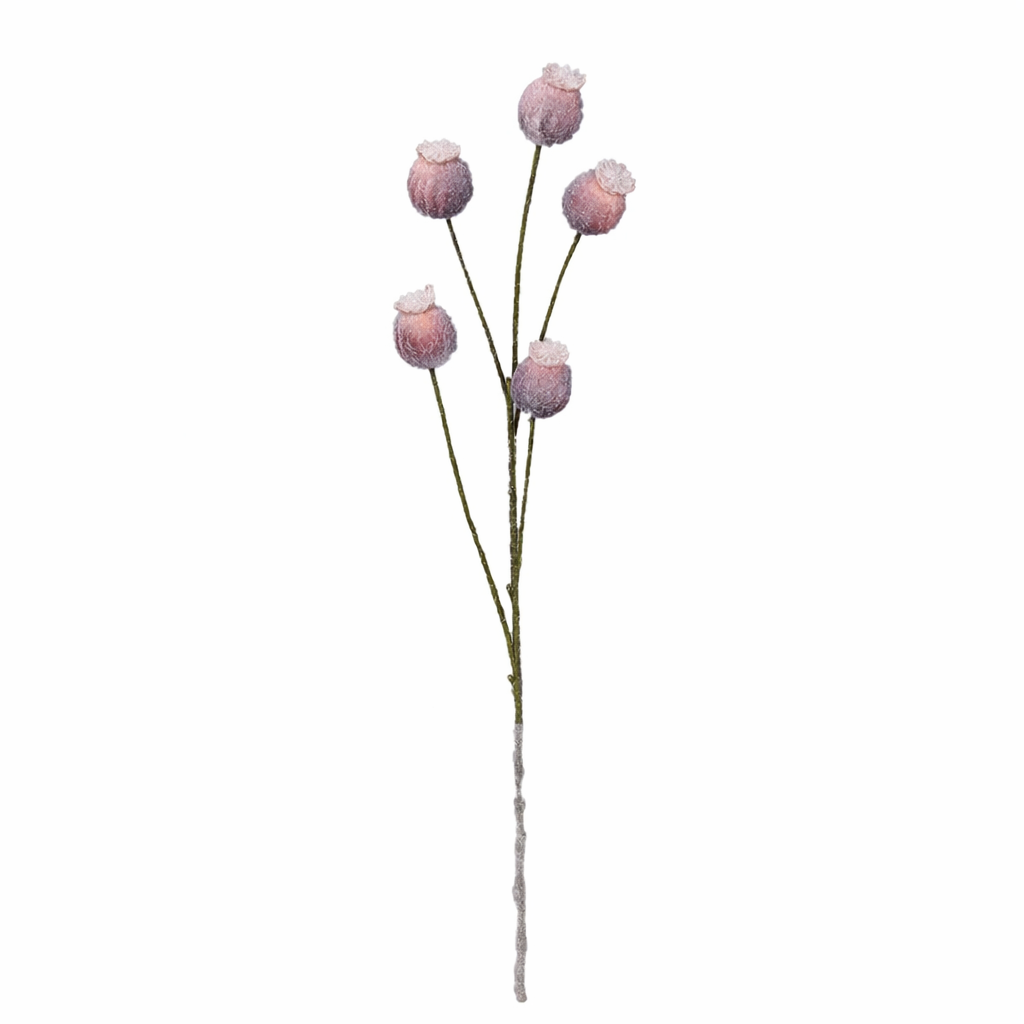 Tak papaver bruin 73 cm Tak papaver bruin 73 cm