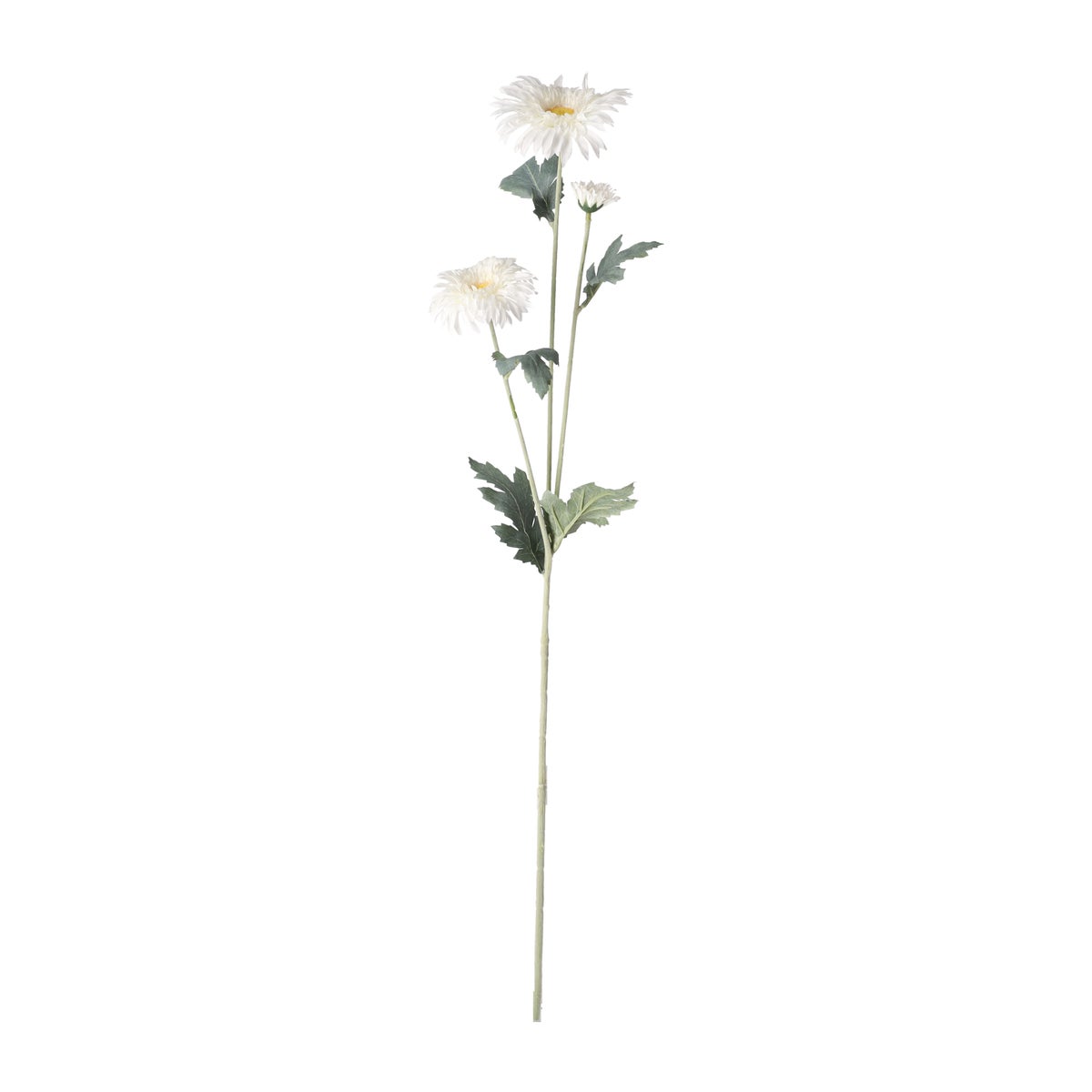 Bloem op steel wit 68cm Bloem op steel wit 68cm