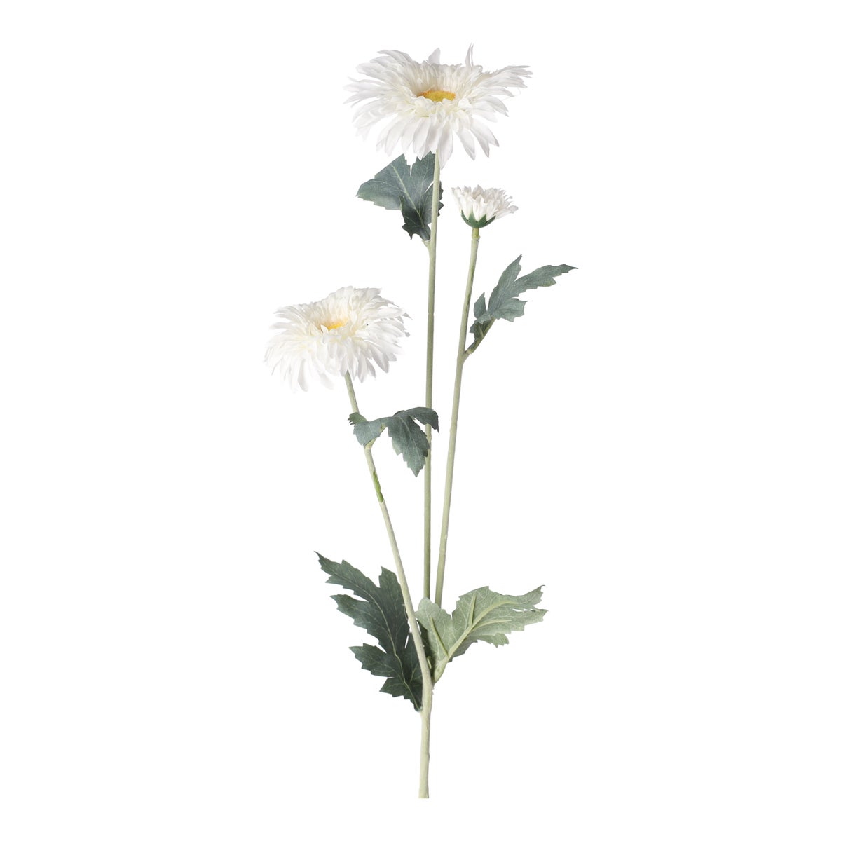 Bloem op steel wit 68 cm Bloem op steel wit 68 cm
