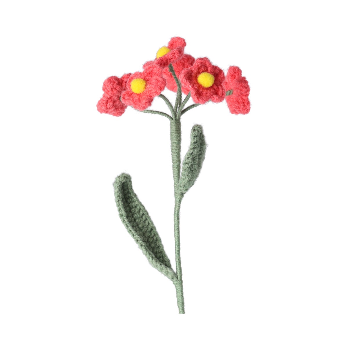 Gehaakte bloem 36 cm 4 assorti Gehaakte bloem 36 cm 4 assorti