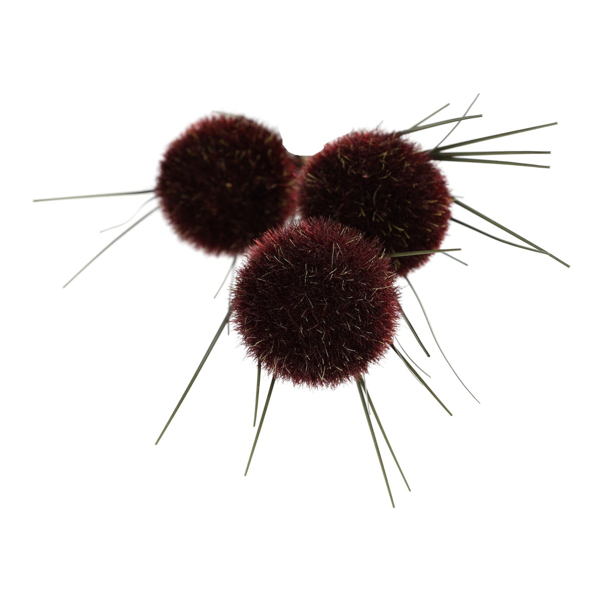 Bruine grasbundel met bol 98 cm Bruine grasbundel met bol 98 cm