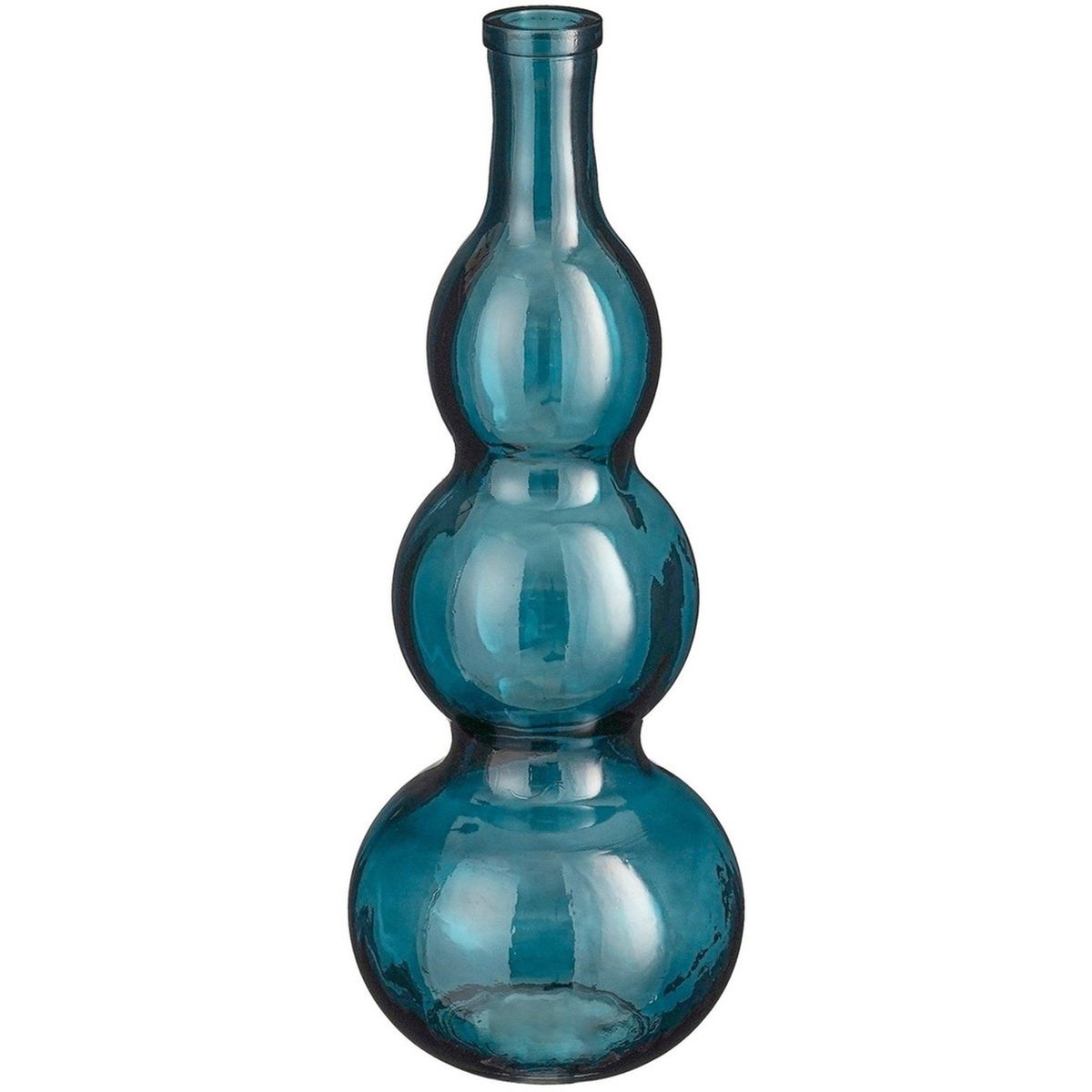 Vaas Benito recycled blauw 45 x 17 cm Vaas Benito recycled blauw 45 x 17 cm