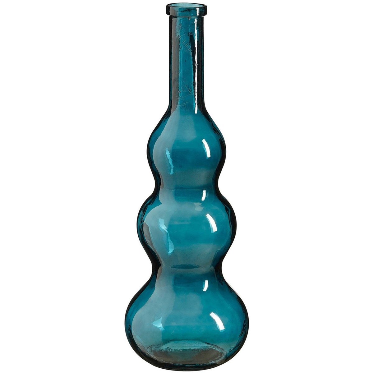 Vaas Benito recycled blauw 75 x 26 cm Vaas Benito recycled blauw 75 x 26 cm
