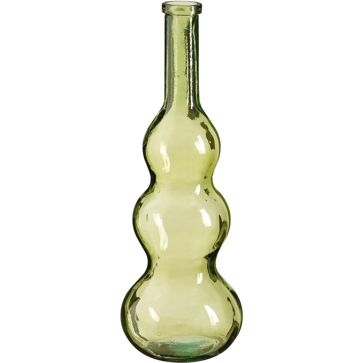 Vaas Benito recycled groen 75x26cm Vaas Benito recycled groen 75x26cm