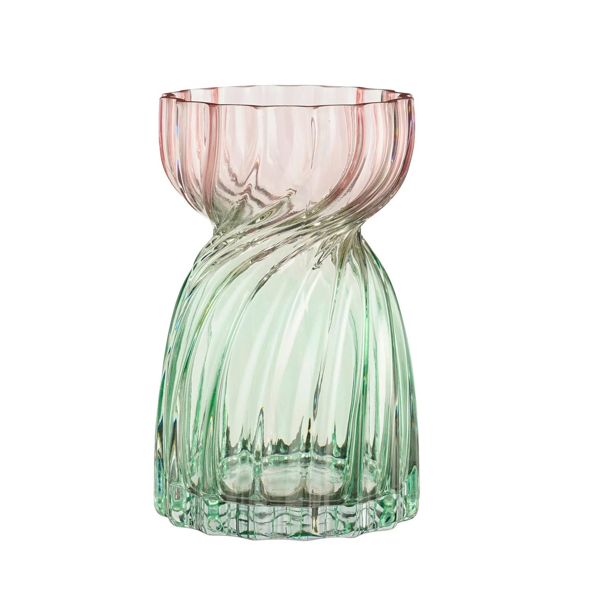 Vaas glas Alison groen 20 x 13 cm Vaas glas Alison groen 20 x 13 cm