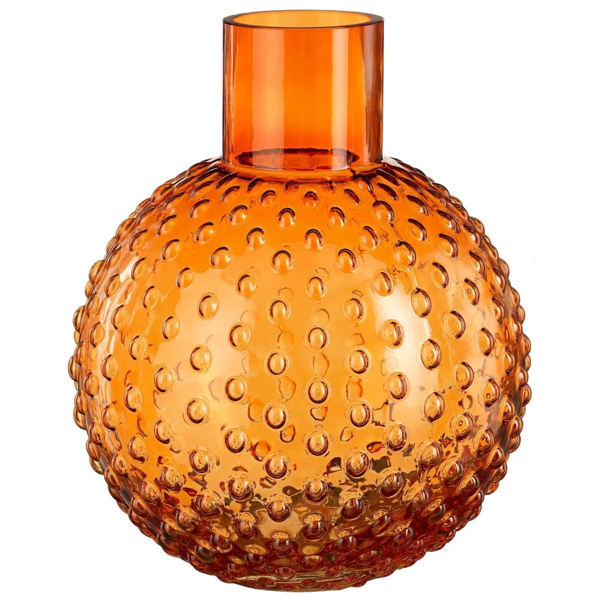 Vaas glas Dionne oranje 28 x 22 cm Vaas glas Dionne oranje 28 x 22 cm