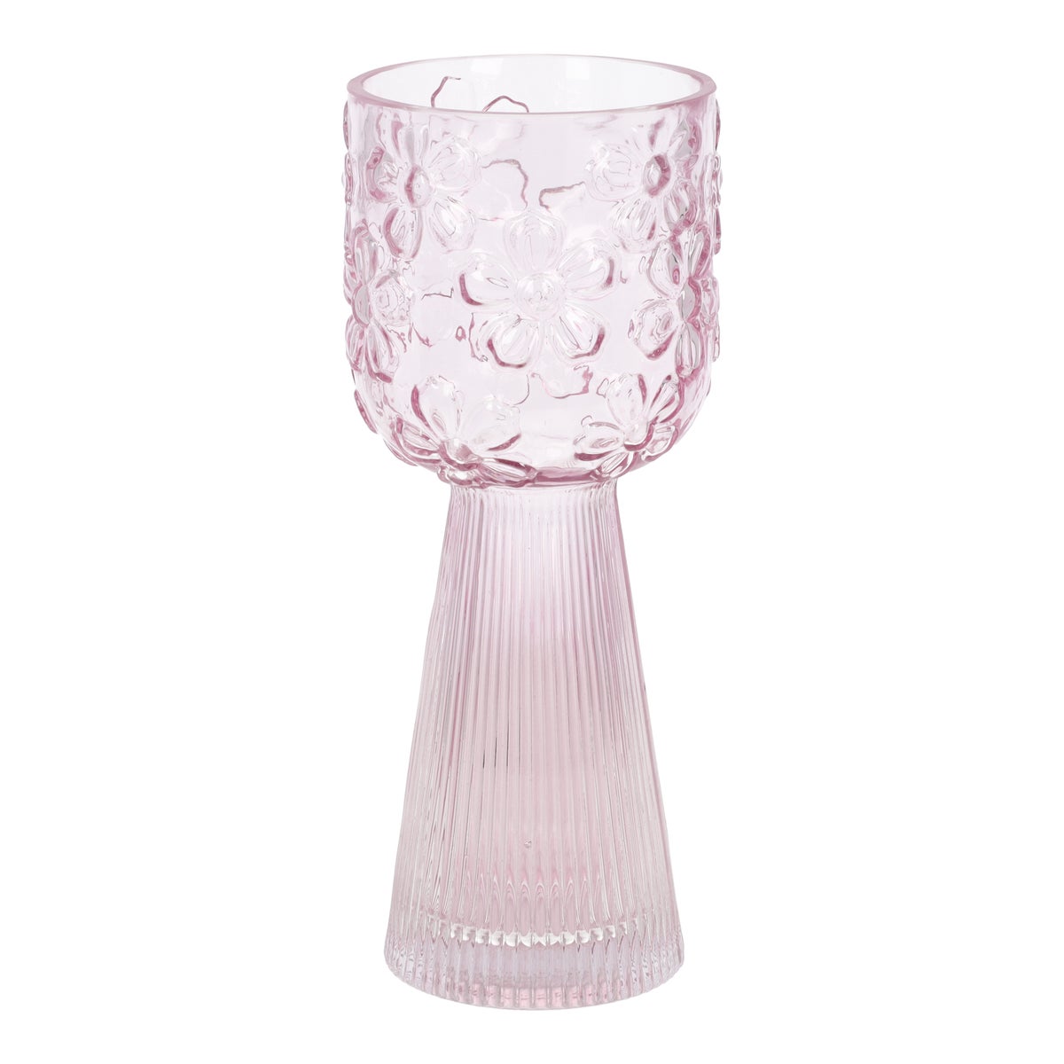 Vaas glas paars 26 cm Vaas glas paars 26 cm