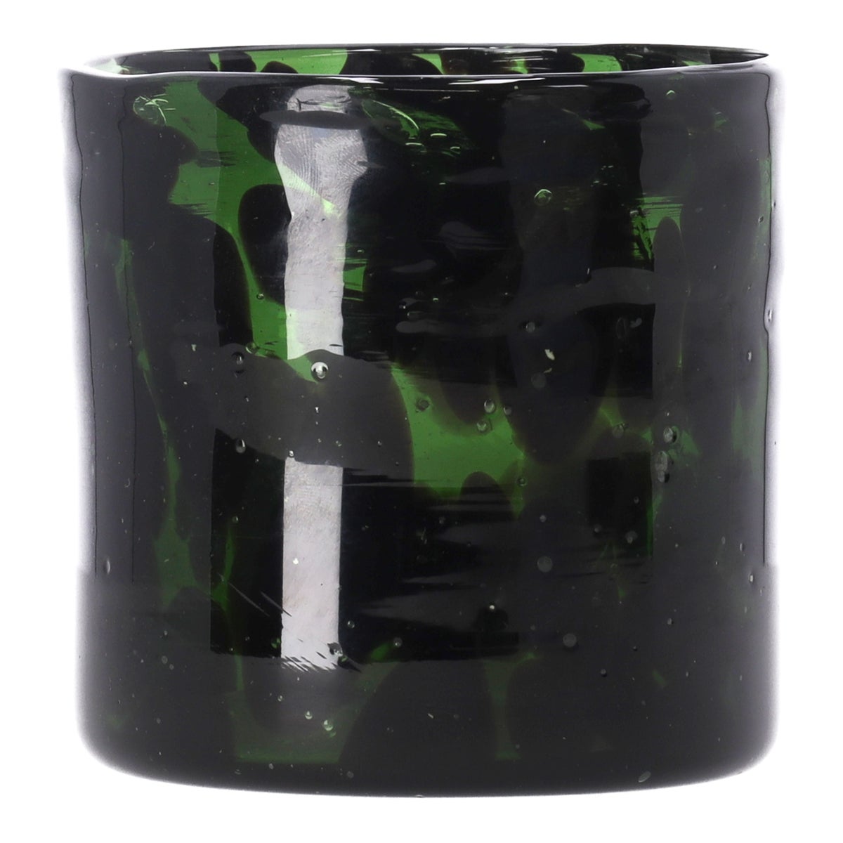 Vaas glas groen 10 x 10 cm Vaas glas groen 10 x 10 cm