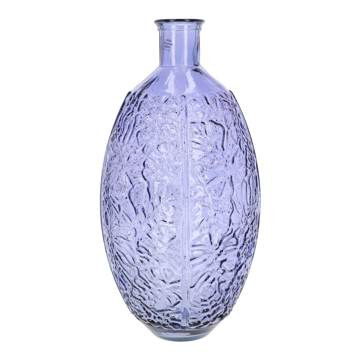 Vaas gerecycled glas paars 59 cm Vaas gerecycled glas paars 59 cm