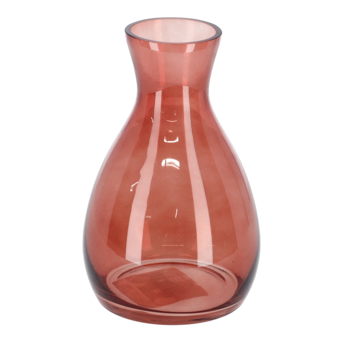 Vaas oranje 18 cm Vaas oranje 18 cm