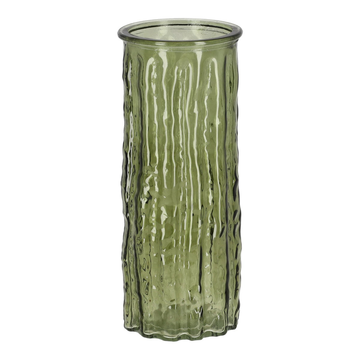 Vaas glas Juliette groen 20 cm Vaas glas Juliette groen 20 cm