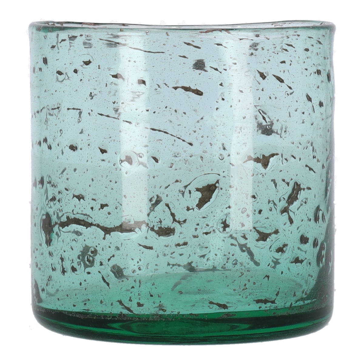 Theelicht glas bubble 10x10cm Theelicht glas bubble 10x10cm