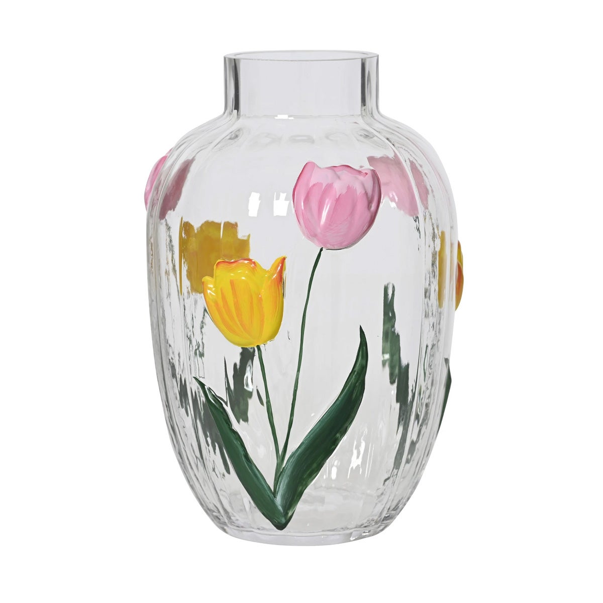 Vaas glas tulp 22 cm Vaas glas tulp 22 cm