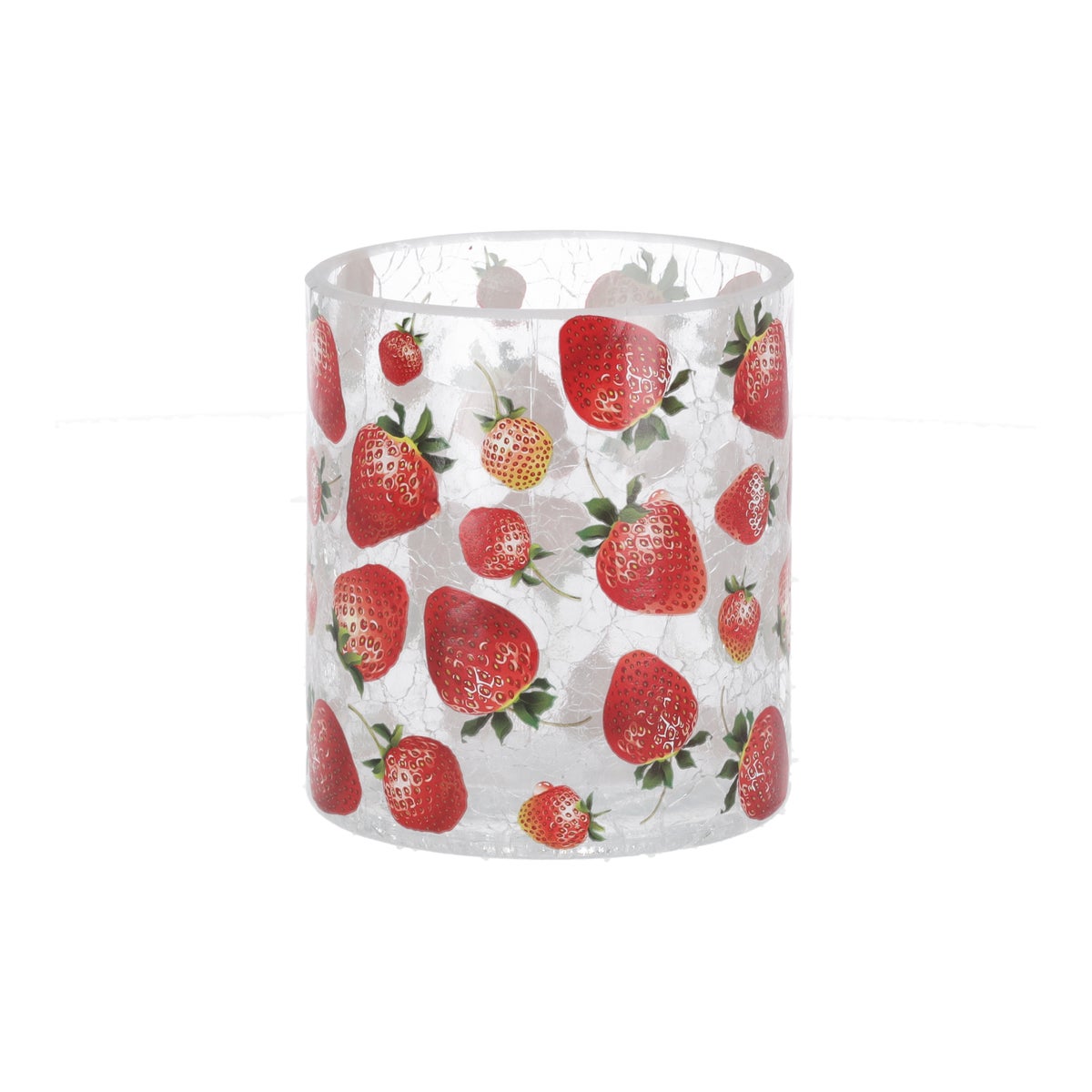 Kaarshouder aardbei 9 x 10 cm Kaarshouder aardbei 9 x 10 cm