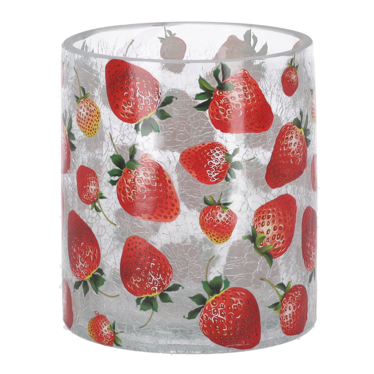 Kaarshouder aardbei 11 x 13 cm Kaarshouder aardbei 11 x 13 cm