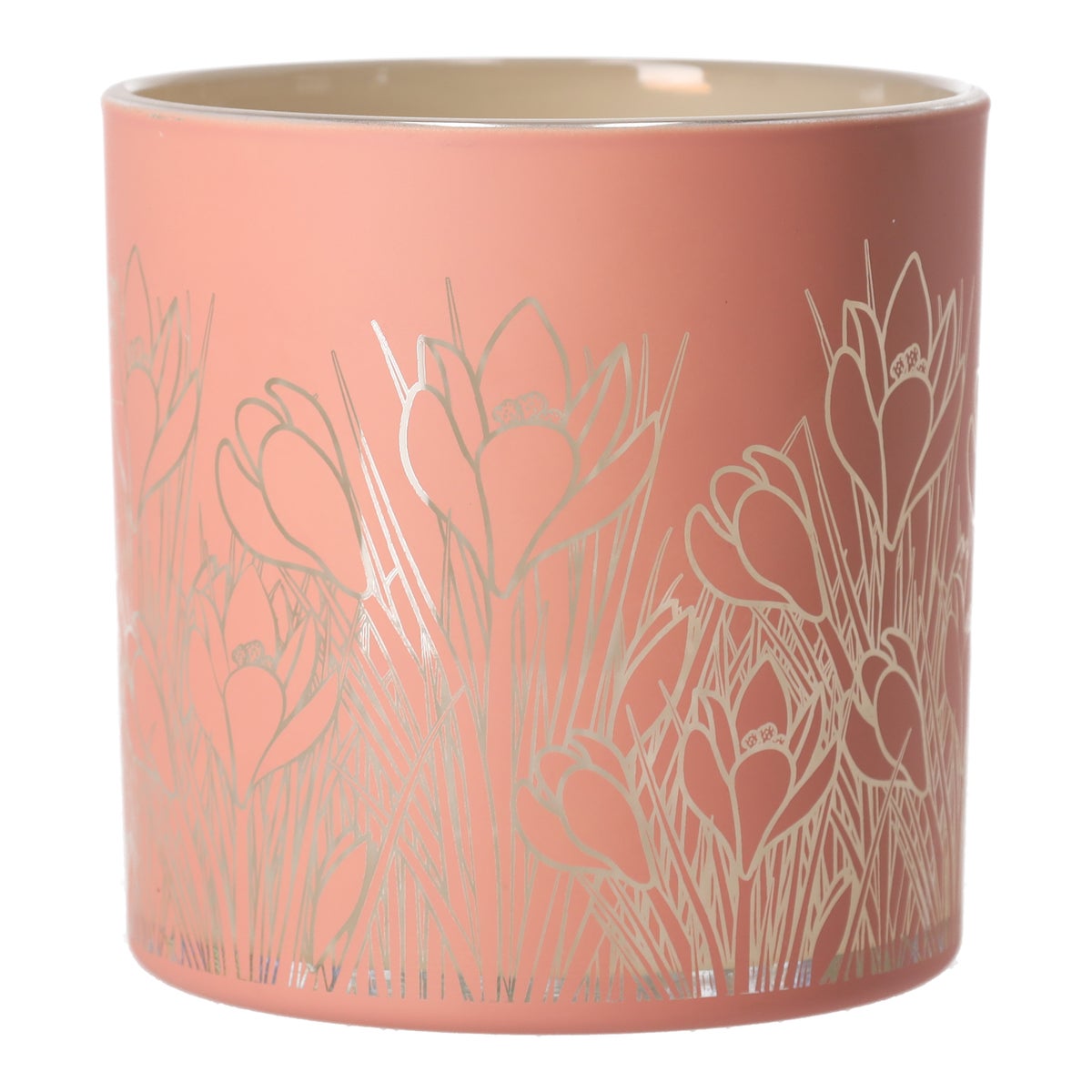 Theelichthouder pink garden 15 x 15 cm Theelichthouder pink garden 15 x 15 cm