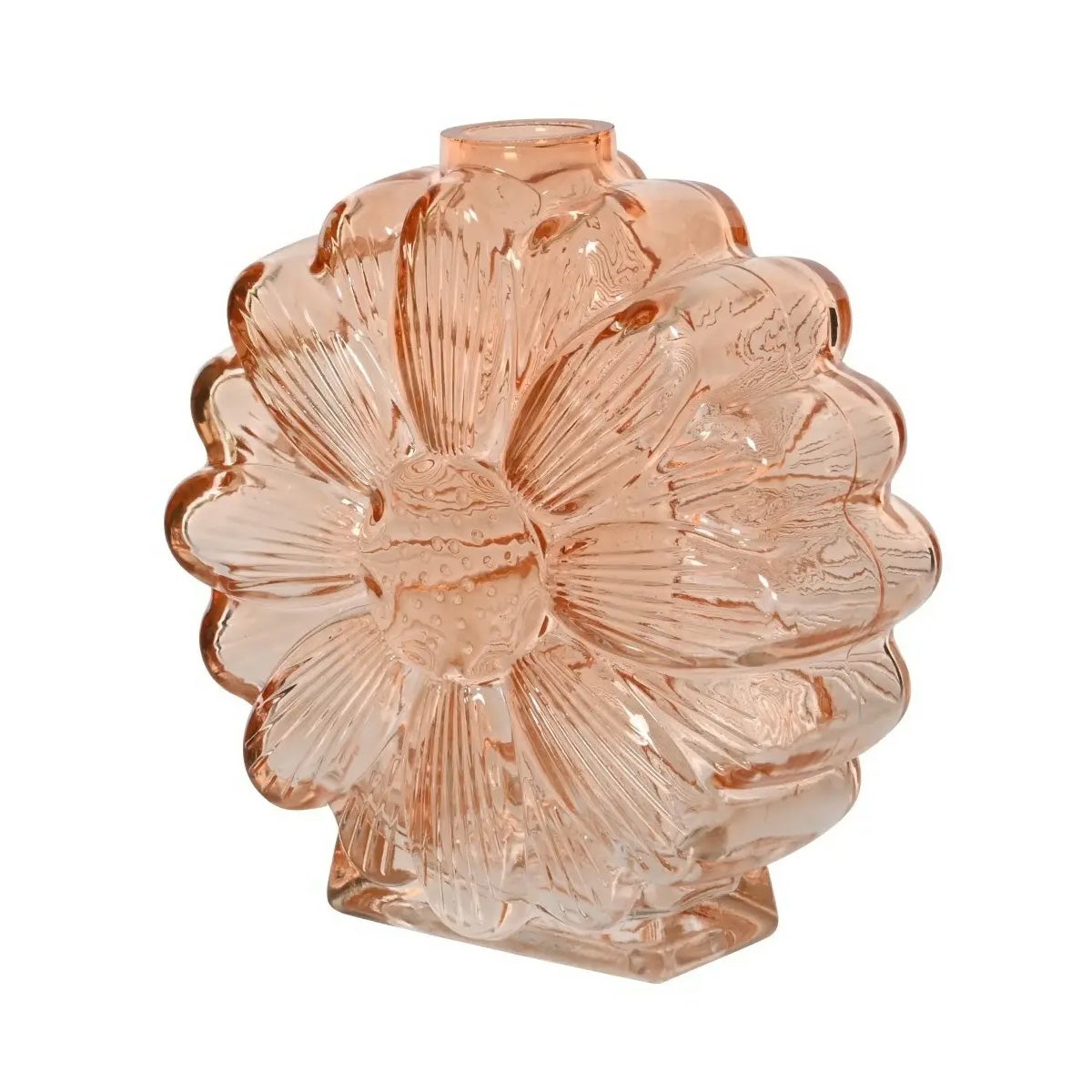 Vaas glas bloem 16 cm Vaas glas bloem 16 cm