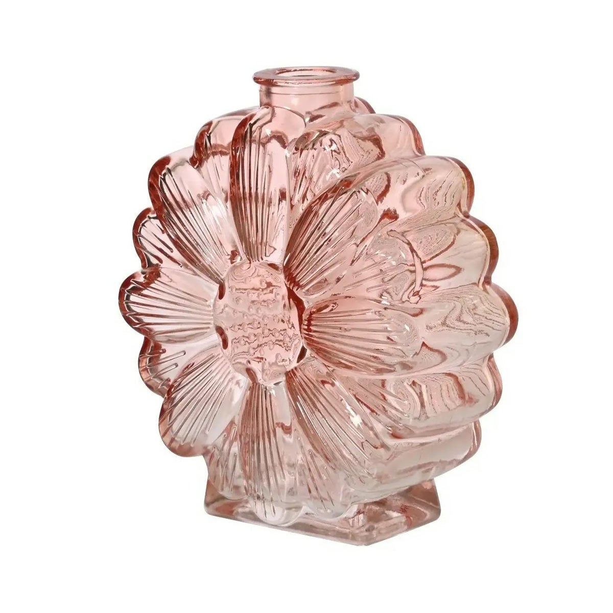 Vaas glas bloem 16 cm Vaas glas bloem 16 cm