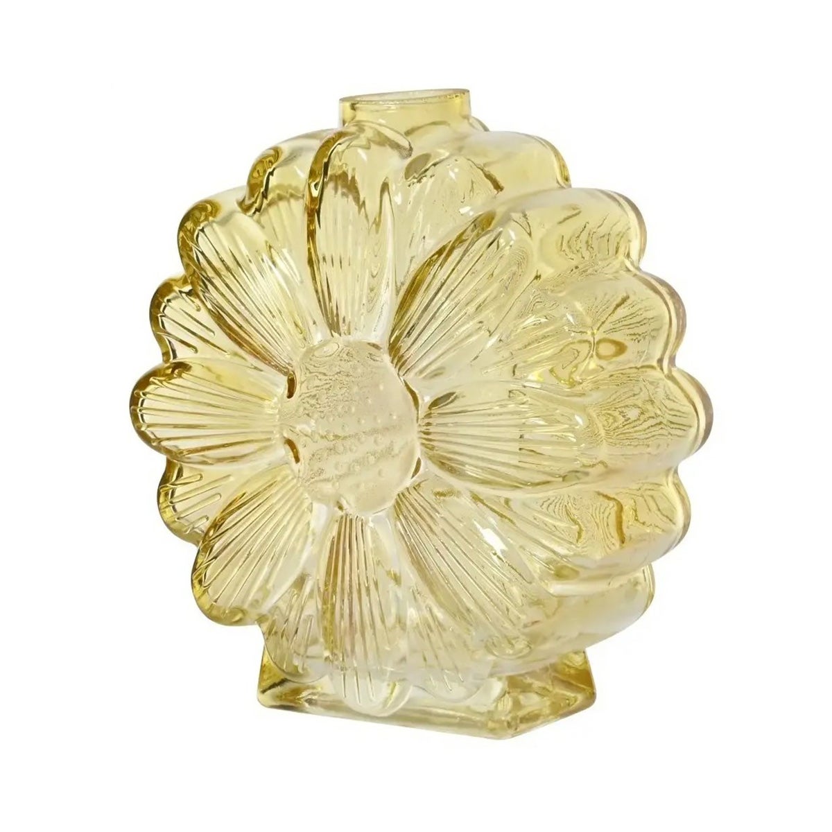 Vaas glas bloem 16 cm Vaas glas bloem 16 cm