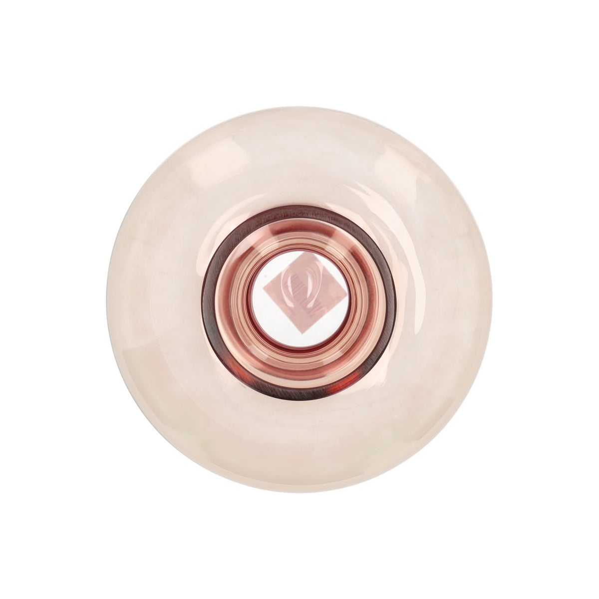 Vaas glas 2tone roze 28 cm Vaas glas 2tone roze 28 cm