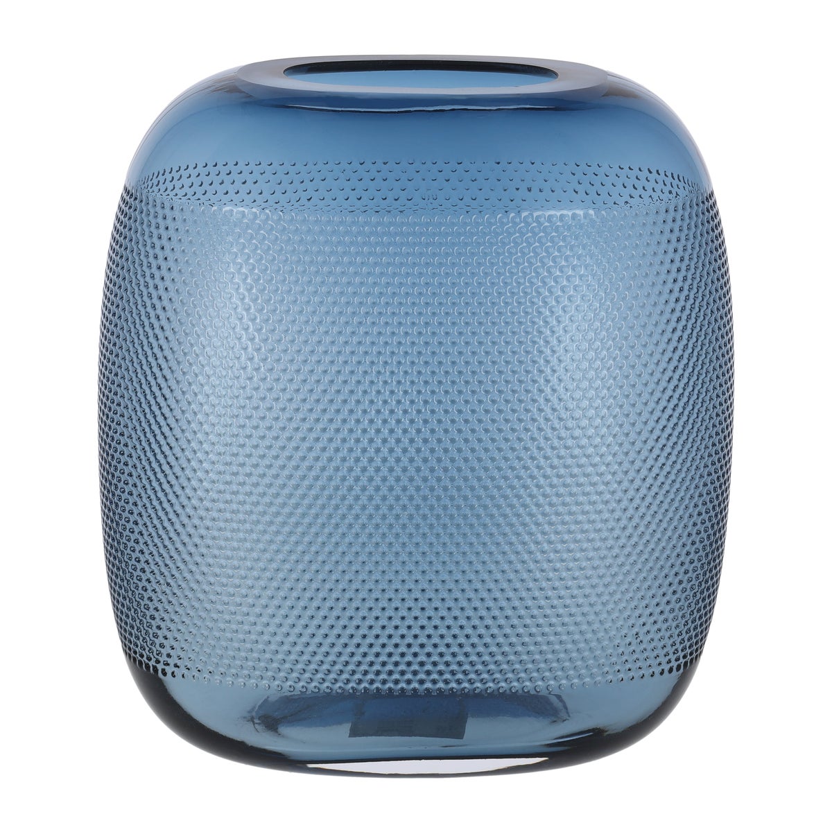 Vaas glas 20 x 22 cm blauw Vaas glas 20 x 22 cm blauw