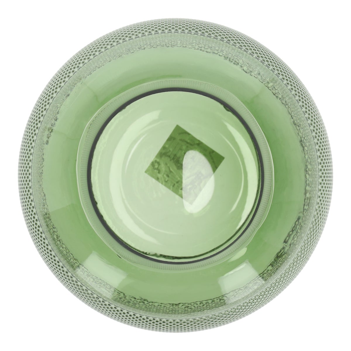 Vaas glas groen 18 x 18 cm Vaas glas groen 18 x 18 cm
