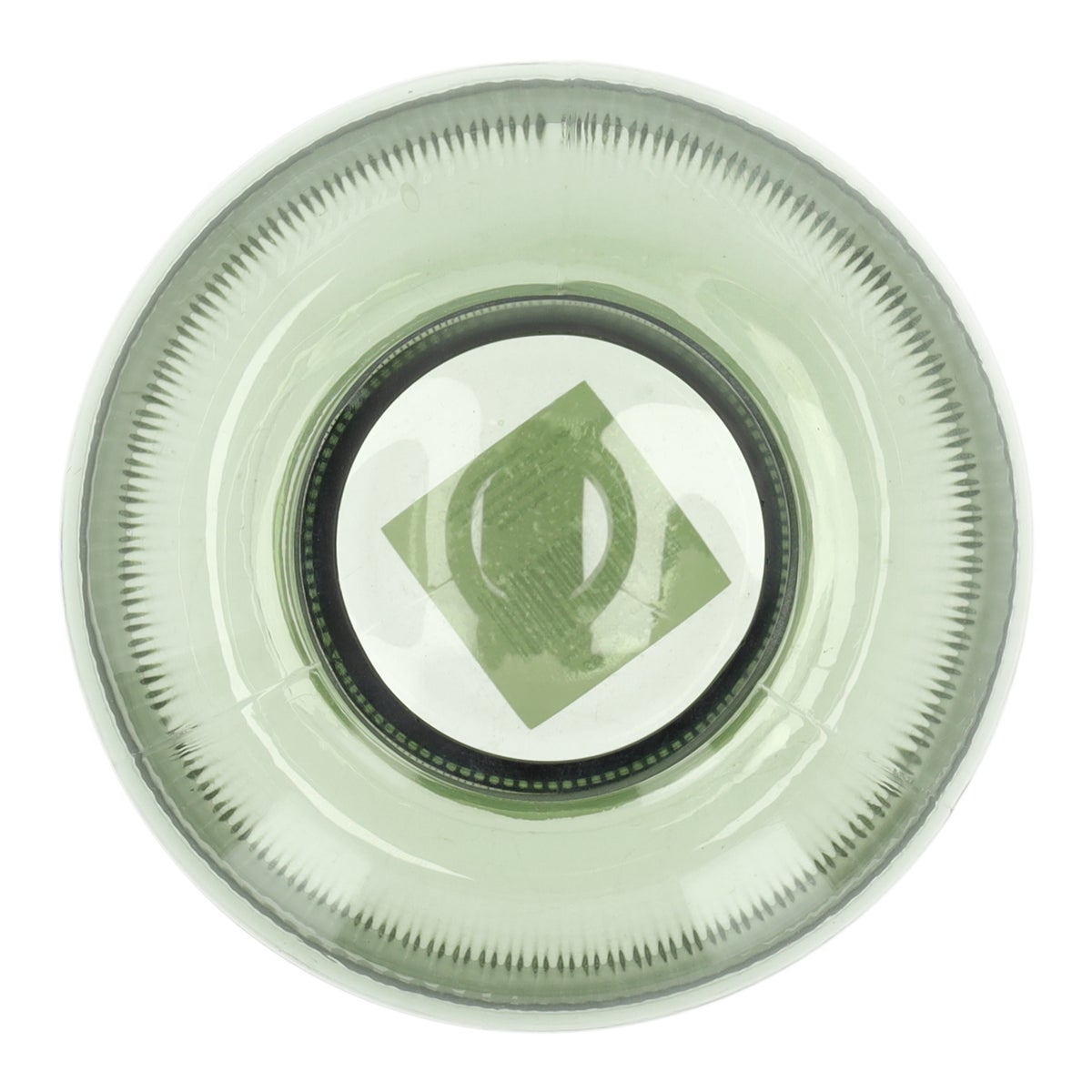 Vaas glas groen 13 x 14 cm Vaas glas groen 13 x 14 cm