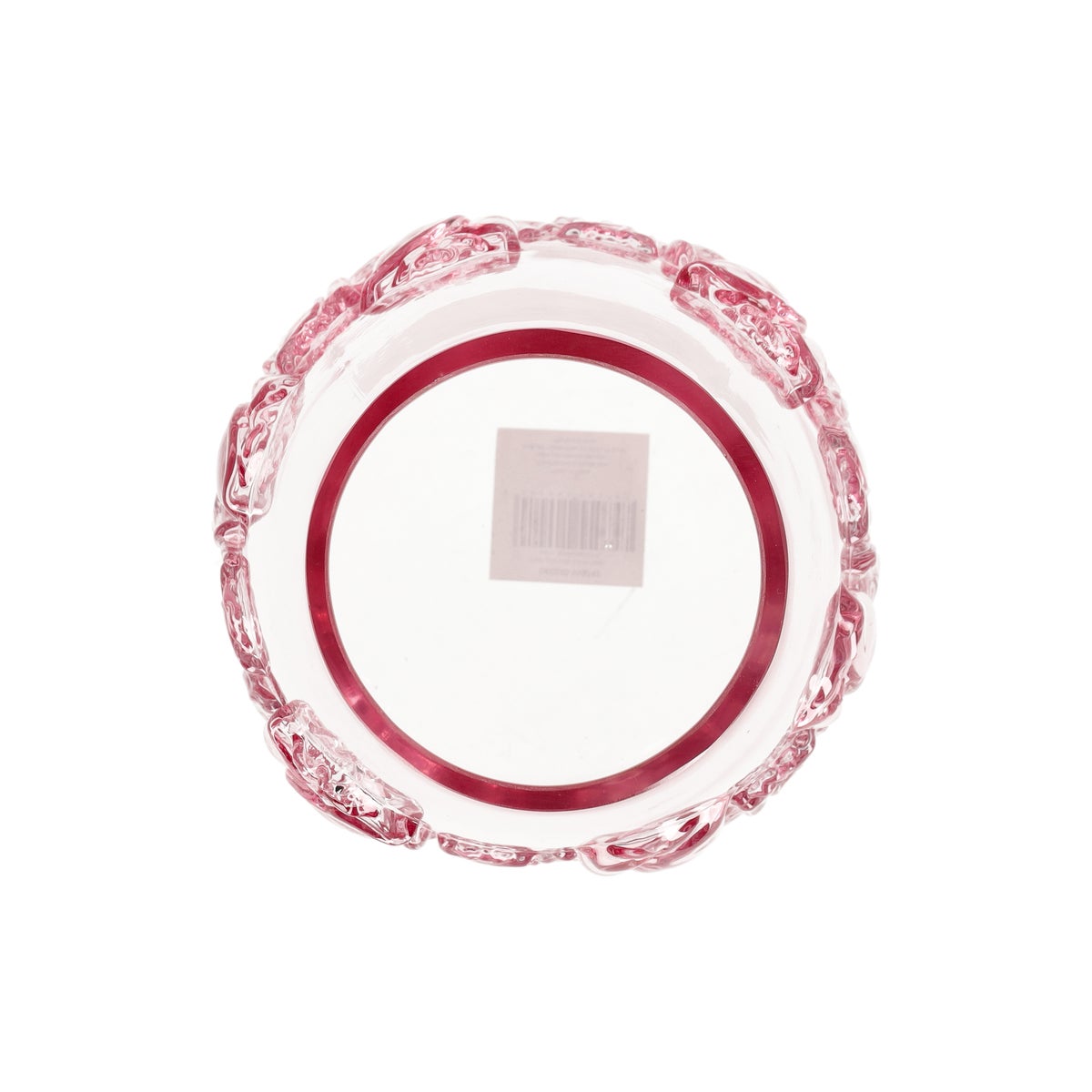 Vaas glas tulp 22 cm roze Vaas glas tulp 22 cm roze