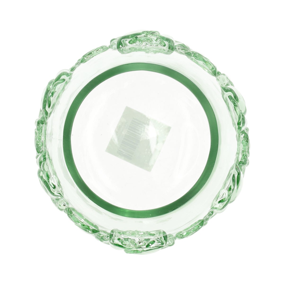 Vaas glas tulp 22 cm groen Vaas glas tulp 22 cm groen