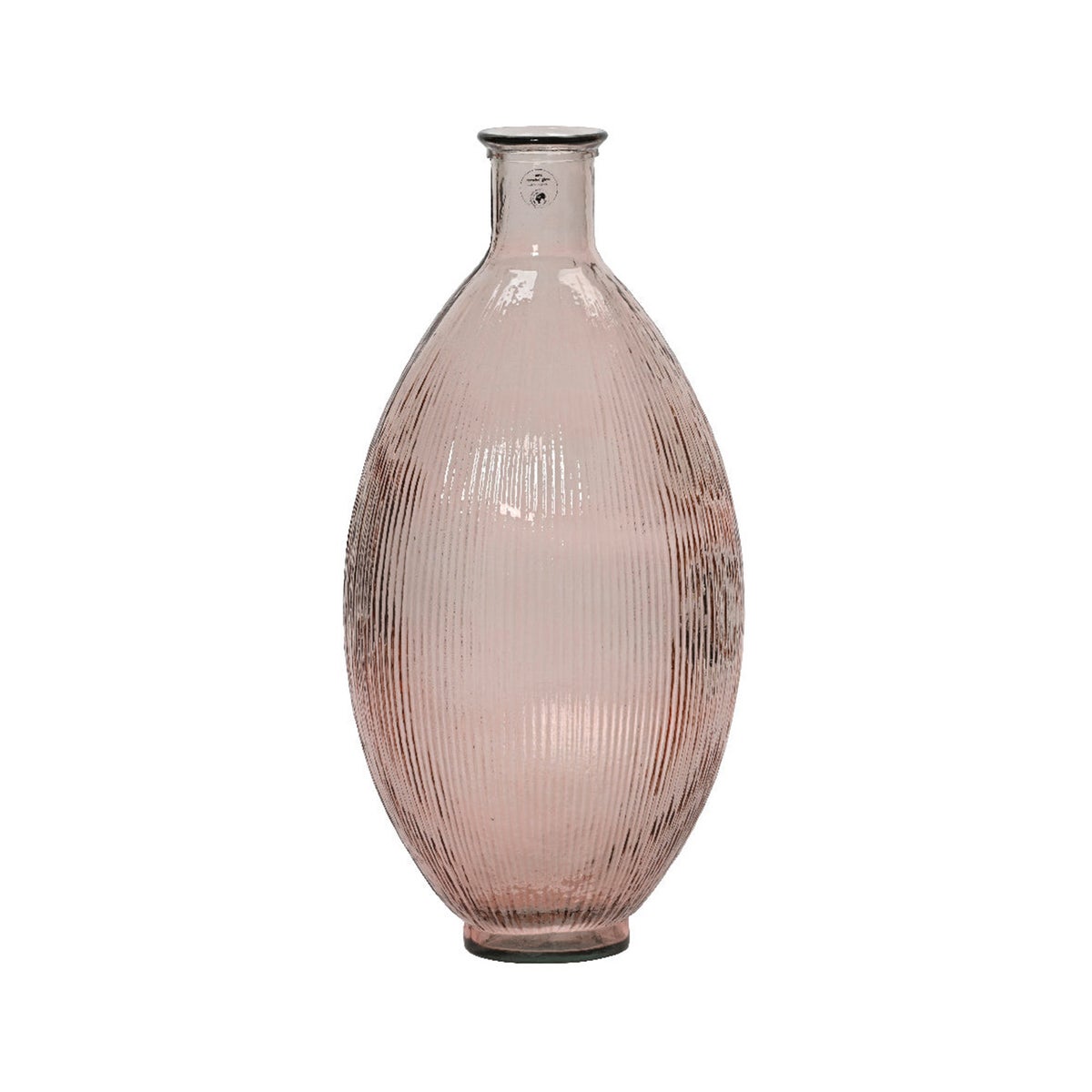 Vaas glas recycle terra 61cm Vaas glas recycle terra 61cm